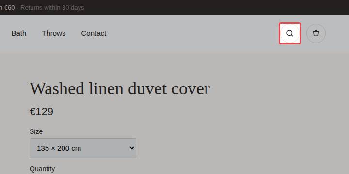 Screenshot des Elements auf Ihrer Seite, rot umrandet: Einige Schaltflächen haben keinen Namen