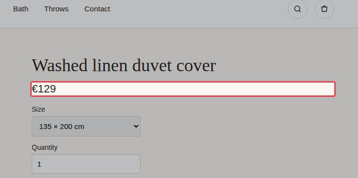 Screenshot of the element on your page, outlined in red: Some headings are only bold or large text